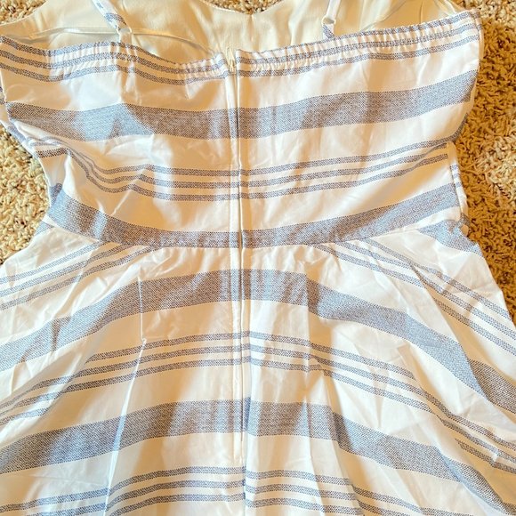 Blue and White Stripped Dress Jun & Ivy Small - Picture 7 of 7